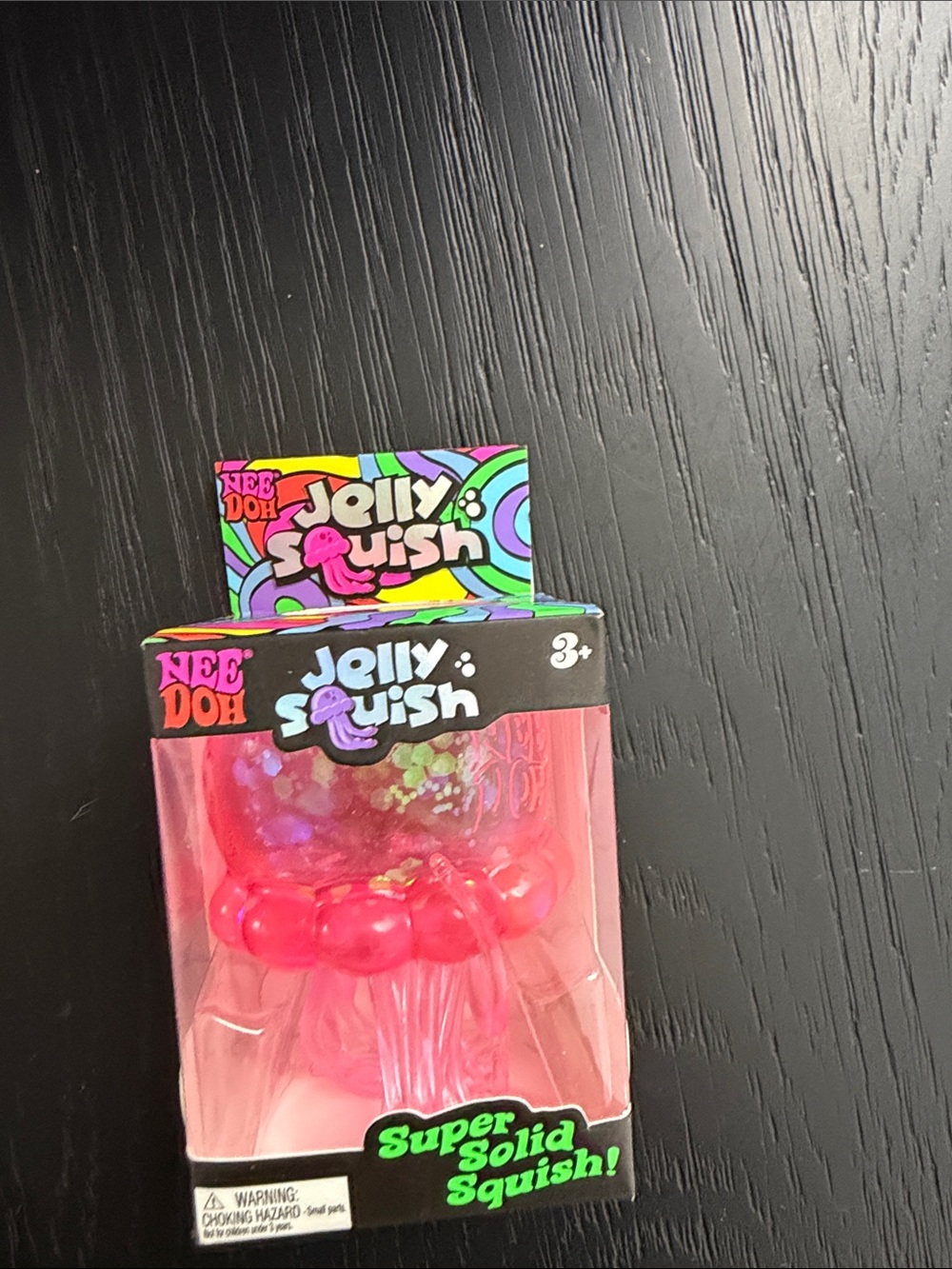 Jelly Squish Pink Super Solid Sensory Toy
